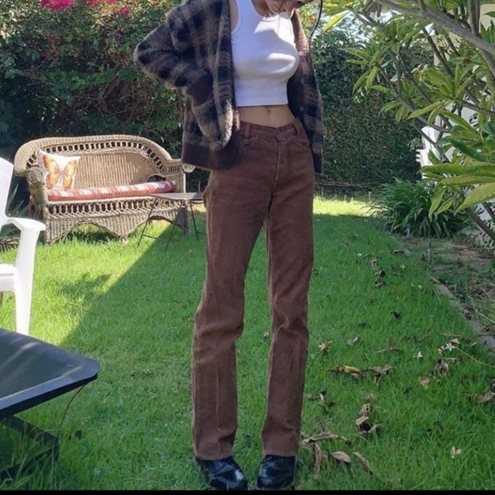 SOLD Lauren by Ralph Lauren Brown Corduroy Pants